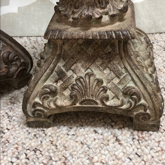 COPY - CANDLE HOLDER PAIR - Picture 3 of 4
